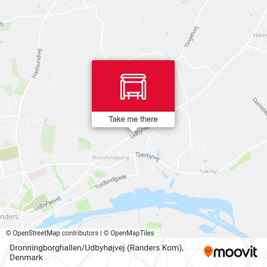 Dronningborghallen / Udbyhøjvej (Randers Kom) map