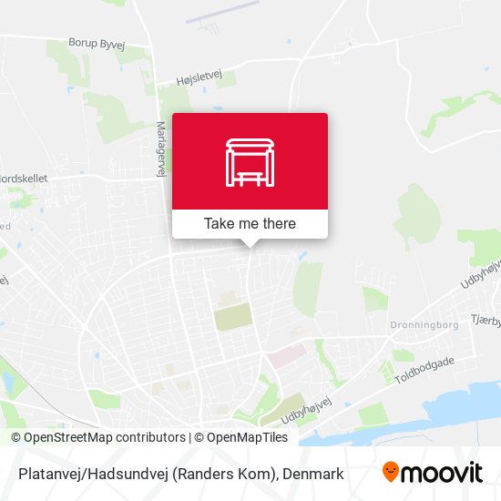Platanvej / Hadsundvej (Randers Kom) map