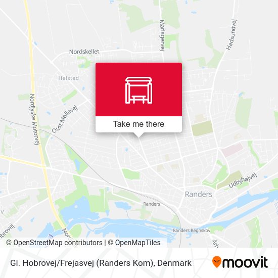 Gl. Hobrovej / Frejasvej (Randers Kom) map