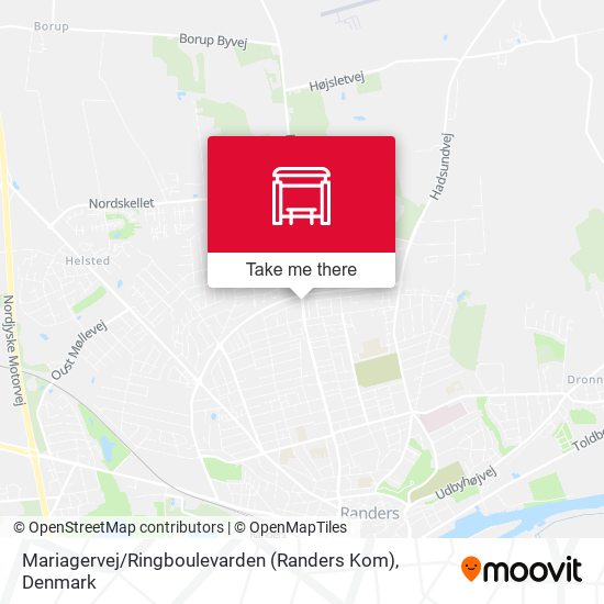 Mariagervej / Ringboulevarden (Randers Kom) map