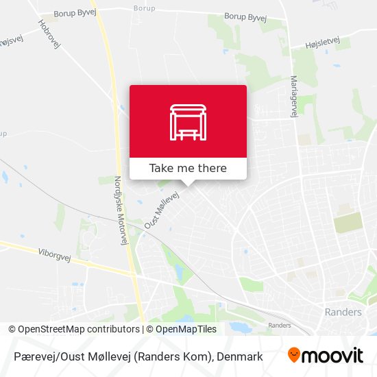 Pærevej / Oust Møllevej (Randers Kom) map