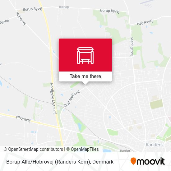 Borup Allé / Hobrovej (Randers Kom) map