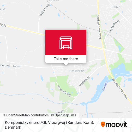 Komponistkvarteret / Gl. Viborgvej (Randers Kom) map