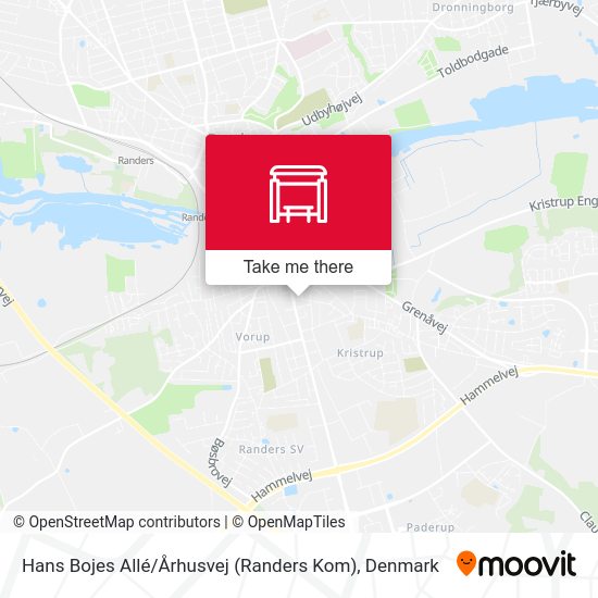 Hans Bojes Allé / Århusvej (Randers Kom) map