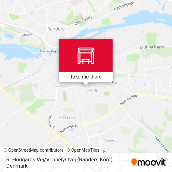 R. Hougårds Vej / Vennelystvej (Randers Kom) map
