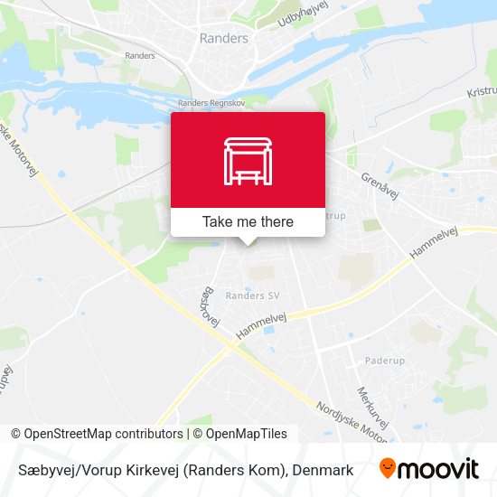 Sæbyvej / Vorup Kirkevej (Randers Kom) map