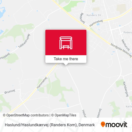 Haslund / Haslundkærvej (Randers Kom) map