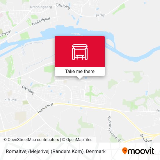 Romaltvej / Mejerivej (Randers Kom) map