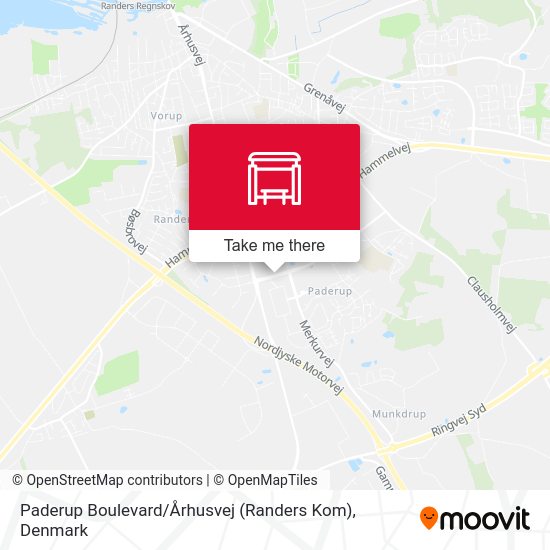 Paderup Boulevard / Århusvej (Randers Kom) map