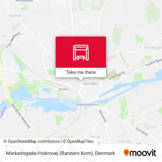 Markedsgade / Hobrovej (Randers Kom) map