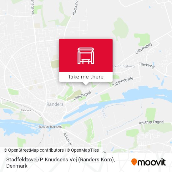 Stadfeldtsvej / P. Knudsens Vej (Randers Kom) map