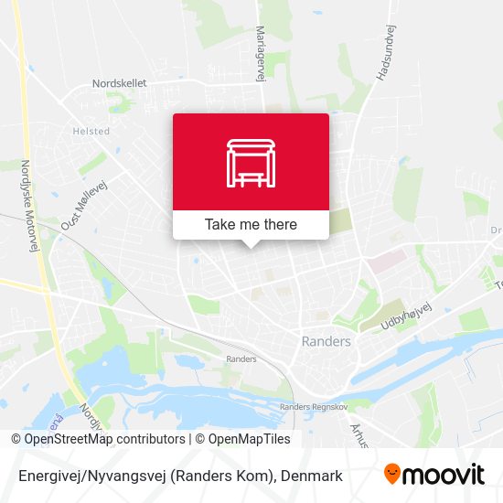 Energivej / Nyvangsvej (Randers Kom) map