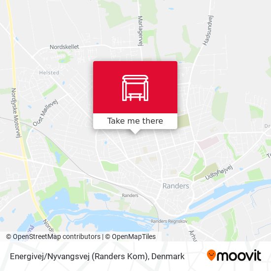 Energivej / Nyvangsvej (Randers Kom) map