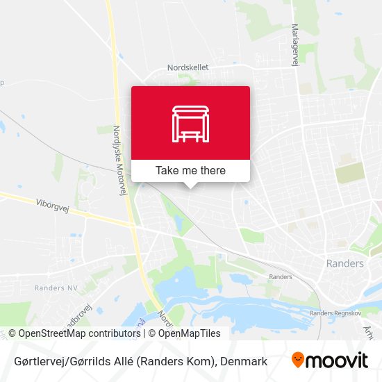 Gørtlervej / Gørrilds Allé (Randers Kom) map