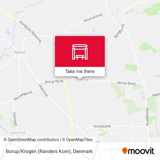 Borup/Krogen (Randers Kom) map