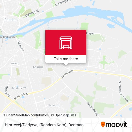 Hjortevej / Dådyrvej (Randers Kom) map