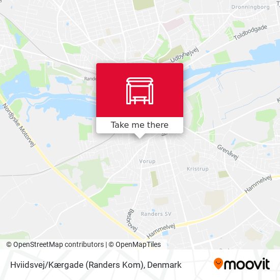 Hviidsvej / Kærgade (Randers Kom) map