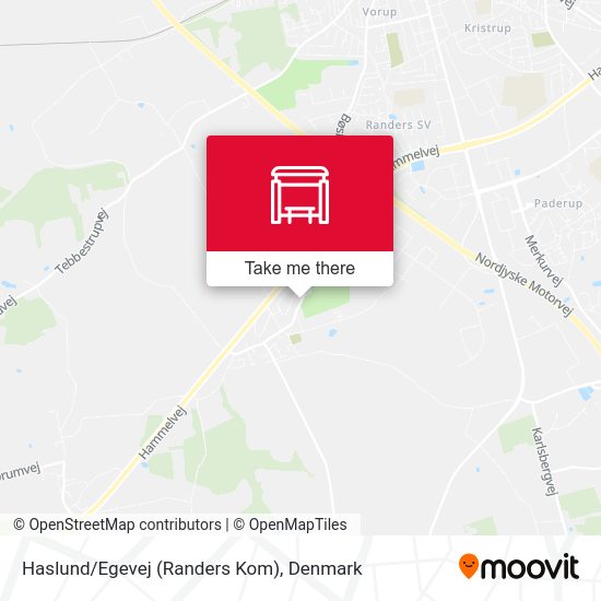 Haslund/Egevej (Randers Kom) map