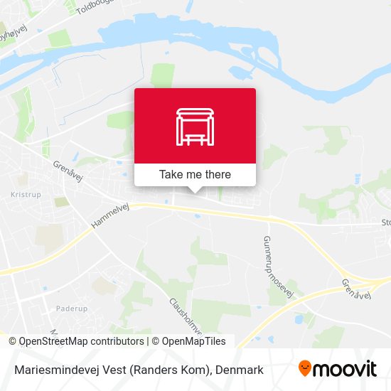 Mariesmindevej Vest (Randers Kom) map