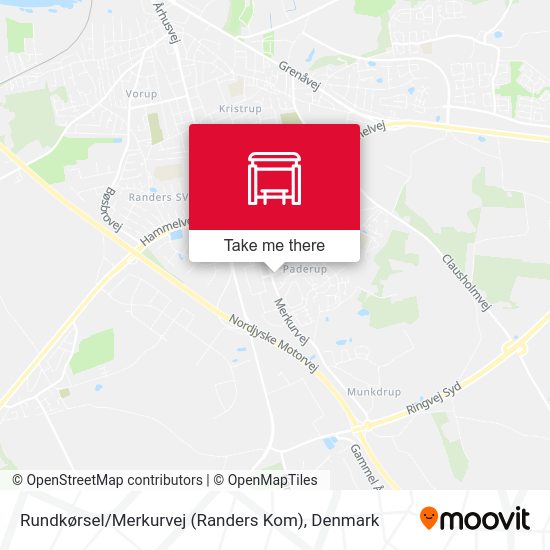 Rundkørsel / Merkurvej (Randers Kom) map