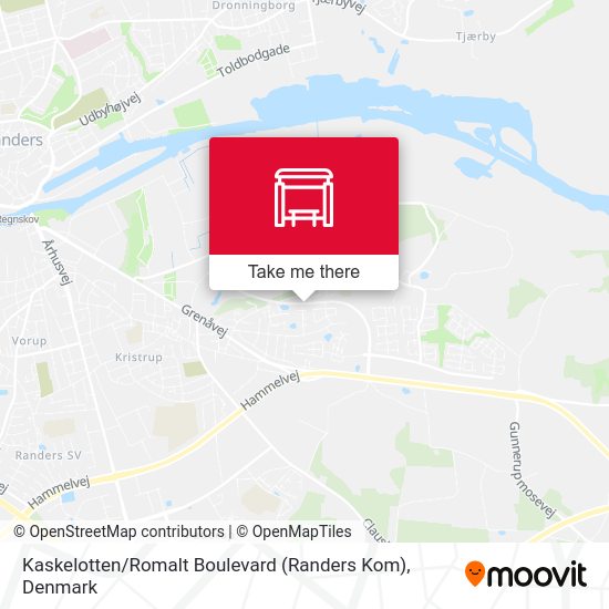 Kaskelotten / Romalt Boulevard (Randers Kom) map