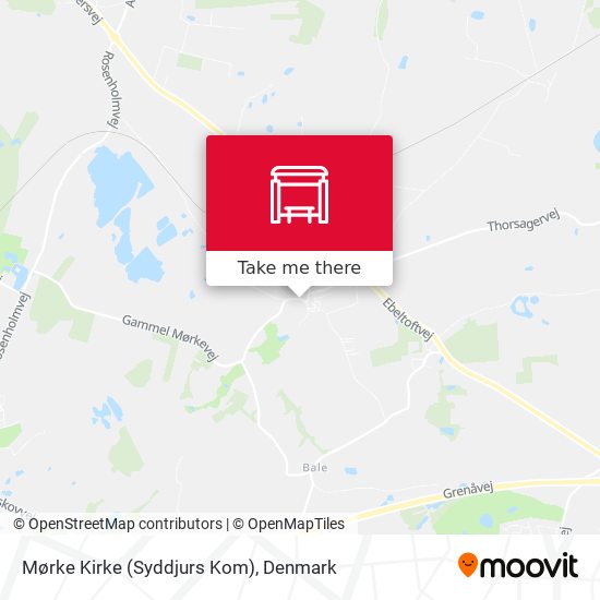 Mørke Kirke (Syddjurs Kom) map
