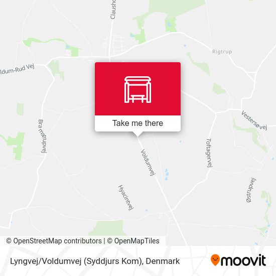 Lyngvej / Voldumvej (Syddjurs Kom) map