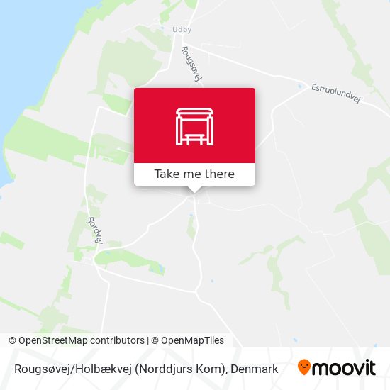 Rougsøvej / Holbækvej (Norddjurs Kom) map
