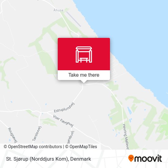 St. Sjørup (Norddjurs Kom) map