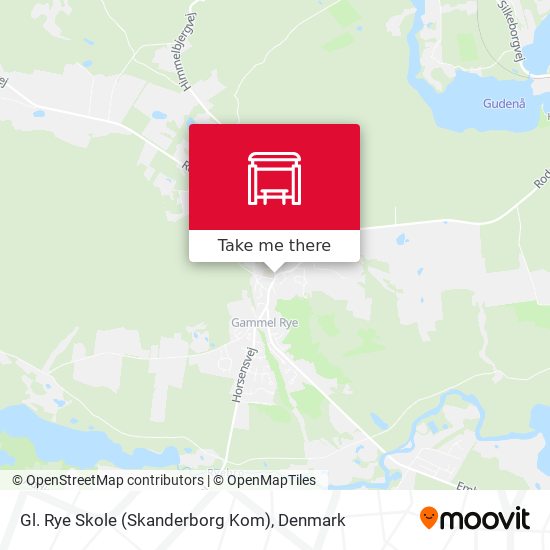 Gl. Rye Skole (Skanderborg Kom) map