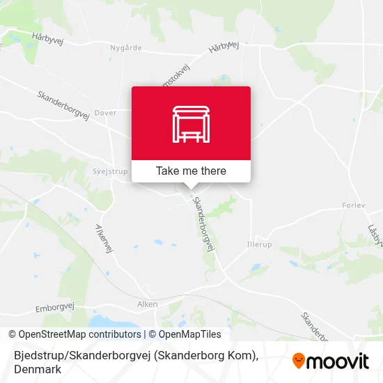Bjedstrup / Skanderborgvej (Skanderborg Kom) map