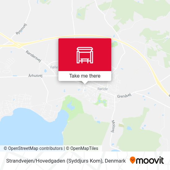 Strandvejen / Hovedgaden (Syddjurs Kom) map