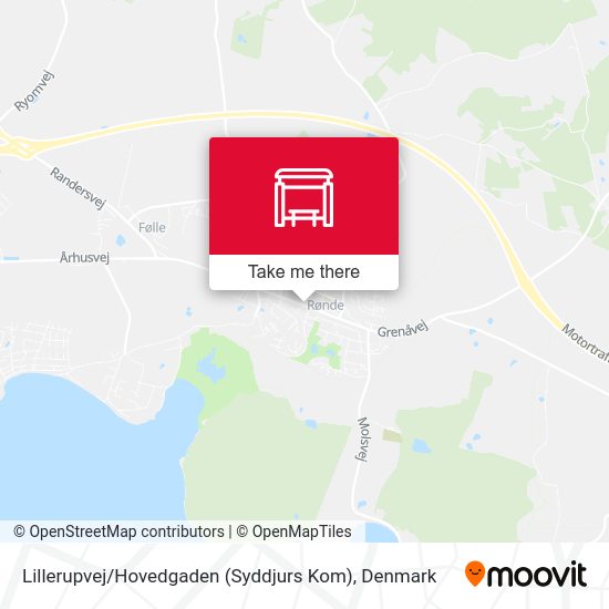 Lillerupvej / Hovedgaden (Syddjurs Kom) map