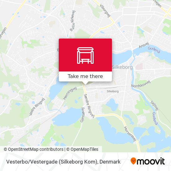 Vesterbo / Vestergade (Silkeborg Kom) map