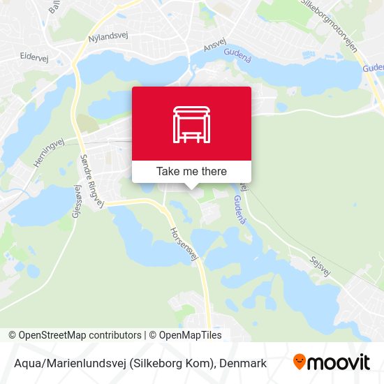 Aqua / Marienlundsvej (Silkeborg Kom) map