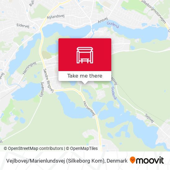 Vejlbovej / Marienlundsvej (Silkeborg Kom) map