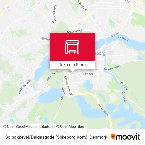 Solbakkevej / Dalgasgade (Silkeborg Kom) map