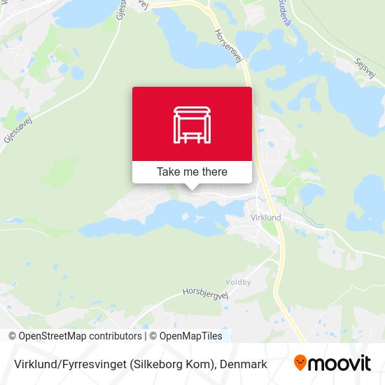 Virklund / Fyrresvinget (Silkeborg Kom) map
