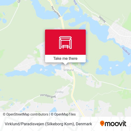 Virklund / Paradisvejen (Silkeborg Kom) map