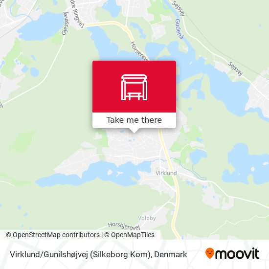Virklund / Gunilshøjvej (Silkeborg Kom) map