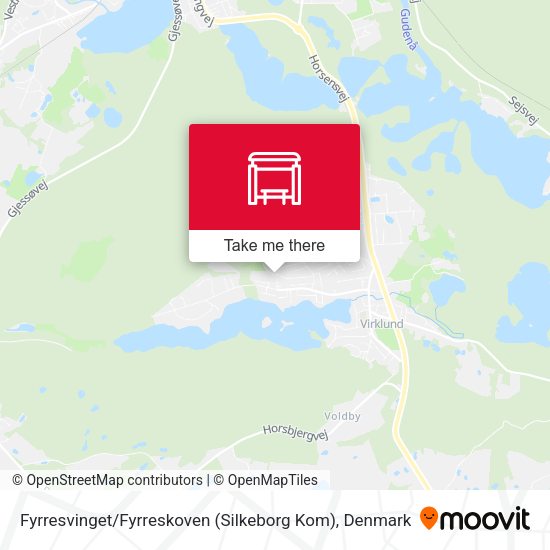 Fyrresvinget / Fyrreskoven (Silkeborg Kom) map