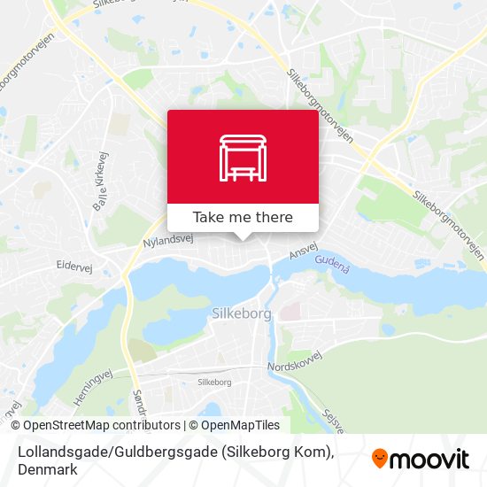 Lollandsgade / Guldbergsgade (Silkeborg Kom) map
