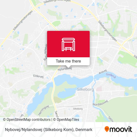 Nybovej / Nylandsvej (Silkeborg Kom) map