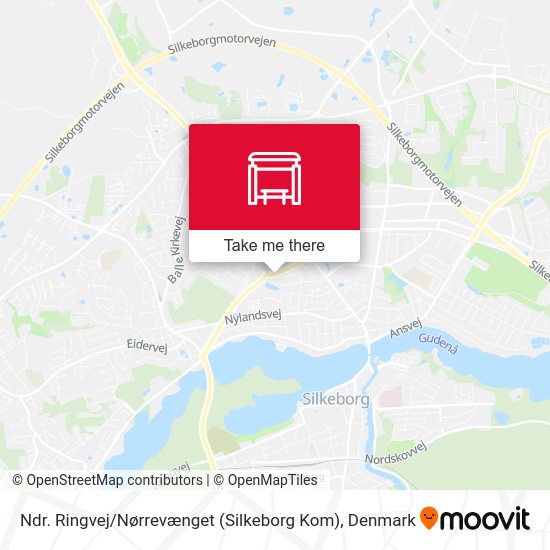 Ndr. Ringvej / Nørrevænget (Silkeborg Kom) map