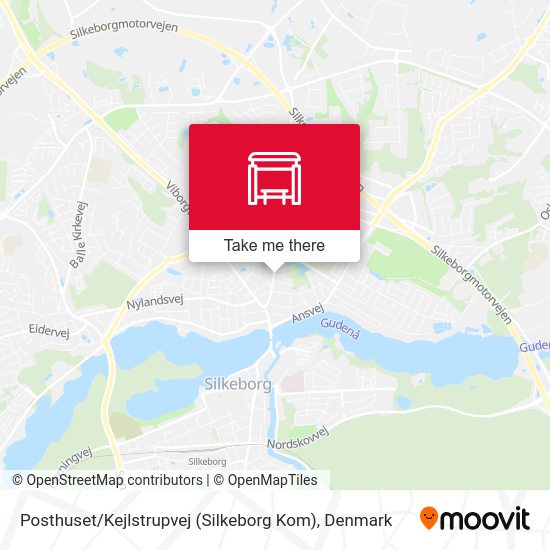 Posthuset / Kejlstrupvej (Silkeborg Kom) map