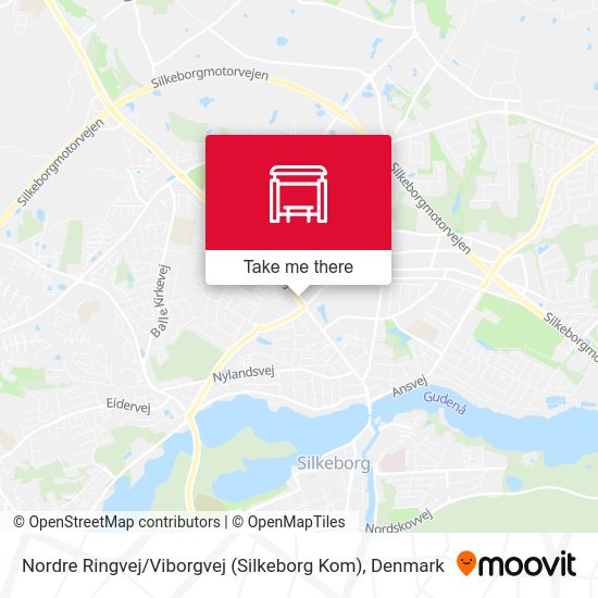 Nordre Ringvej / Viborgvej (Silkeborg Kom) map