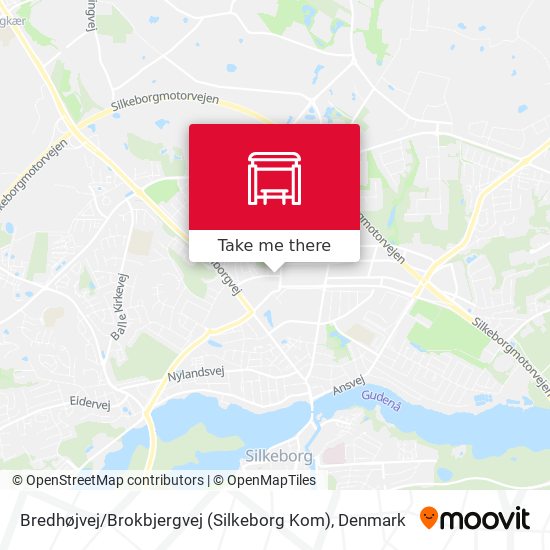 Bredhøjvej / Brokbjergvej (Silkeborg Kom) map