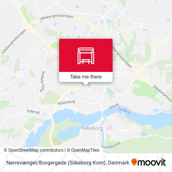 Nørrevænget / Borgergade (Silkeborg Kom) map