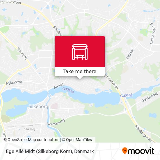 Ege Allé Midt (Silkeborg Kom) map