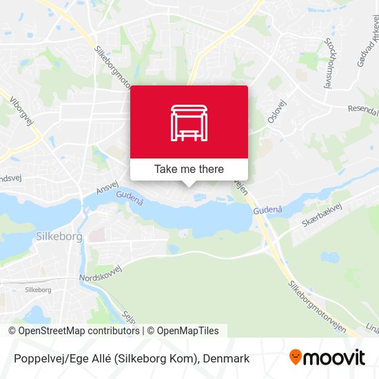 Poppelvej / Ege Allé (Silkeborg Kom) map